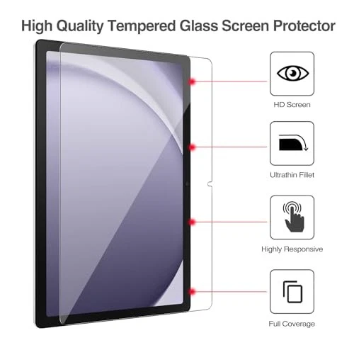 2 Pack for Acer Iconia Tab P10 Tempered Glass with HD Clarity, Scratch 2 Pcs - Image 4 of 4