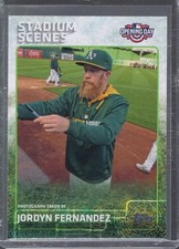 2015 Jordyn Fernandez Topps Opening Day #STA-JF Stadium Scenes Oakland Coli (4A)