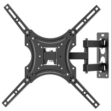 Full Motion TV Monitor Wall Mount Bracket with Swivel, Tilt & Extension, fits...