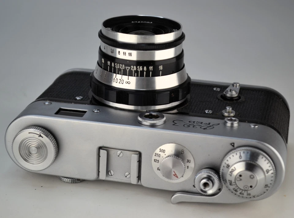 FULLY SERVICED! SOVIET USSR "FED 3" RF camera + INDUSTAR-61 LENS M39 f2.8/53 - Image 3 of 4