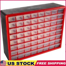 Sturdy Plastic Storage Organizer Tools Crafts Classroom Supplies Wall Mountable