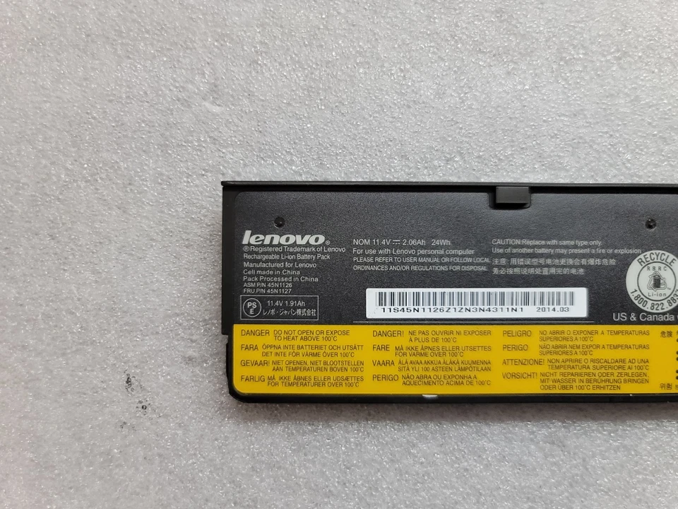 Genuine Lenovo ThinkPad T440 T450 T460 X240 X250 X260 X270 Battery 68 24 Wh - Image 2 of 3