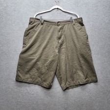 VINTAGE Billabong Men Shorts 38 Olive Chino Twill Maintenance Dan Series 12" 90s