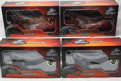 Set of 4 Prime 1 Jurassic World Action Figure - Delta / Charlie / Echo / Blue Q2