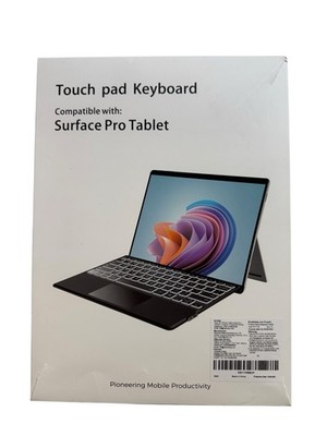 Rii Surface Tastatur für Surface Pro 7 Plus/7/6/5/4/3, Bluetooth 5.2 Mit Touchpa