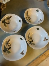 Midwinter Stylecraft Set of 4 Bowls Fashion Shape Vintage Staffordshire