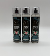 Bath  Body Works WICKED VANILLA WOODS Fine Fragrance Mist Set of 3