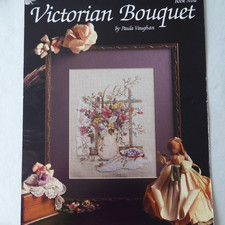 Stickvorlage Kreuzstich Leisure Arts Paula Vaughan Victorian Bouquet