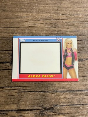 2018 Topps WWE Heritage Alexa Bliss Faded Kiss Card /99