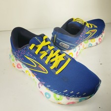 Brooks Glycerin GTS 20 Blue Yellow Running Shoes Sneakers Women  s Sz 8 M B 