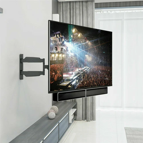 Adjustable TV Wall Bracket Soundbar Mount Holder Sound Bar Speaker Rack Universa - Picture 3 of 12
