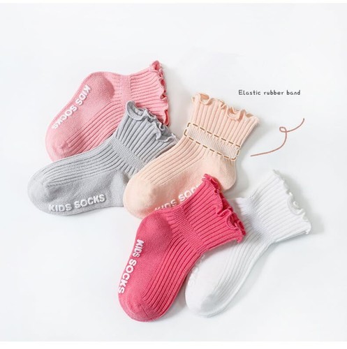 Baby Girls' Non-Slip Socks Toddler Non-skid Socks Cotton for Infant Kids 1-2 ... - Picture 6 of 9