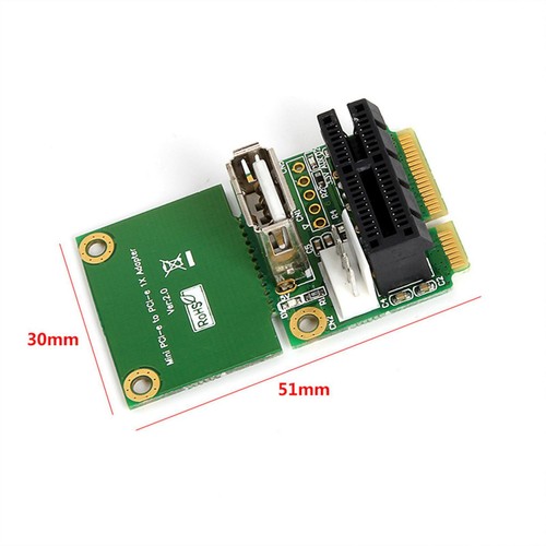 5V/12V Mini PCI-E To PCI-E PCI-E 1X to Mini PCI-E Adapter Riser Card Tester Card - Photo 3/10