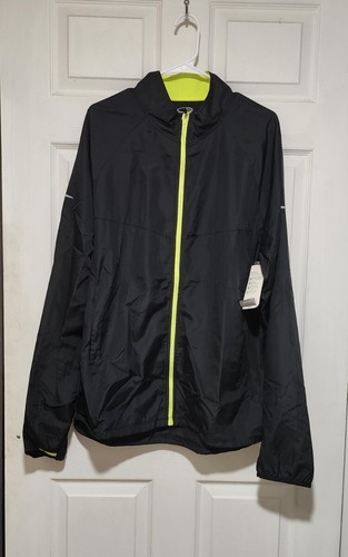 Champion Duo Dry Jacket Reflective Full Zip Mens XL Black Extra Large Vented - Picture 2 of 5