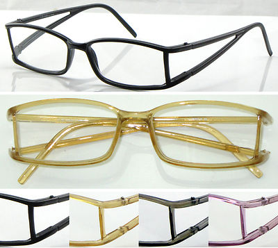 Lesebrille +1,0~+4,0 Memory Kunststoff TR90 Cut-Out Style leichtes Gestell L6