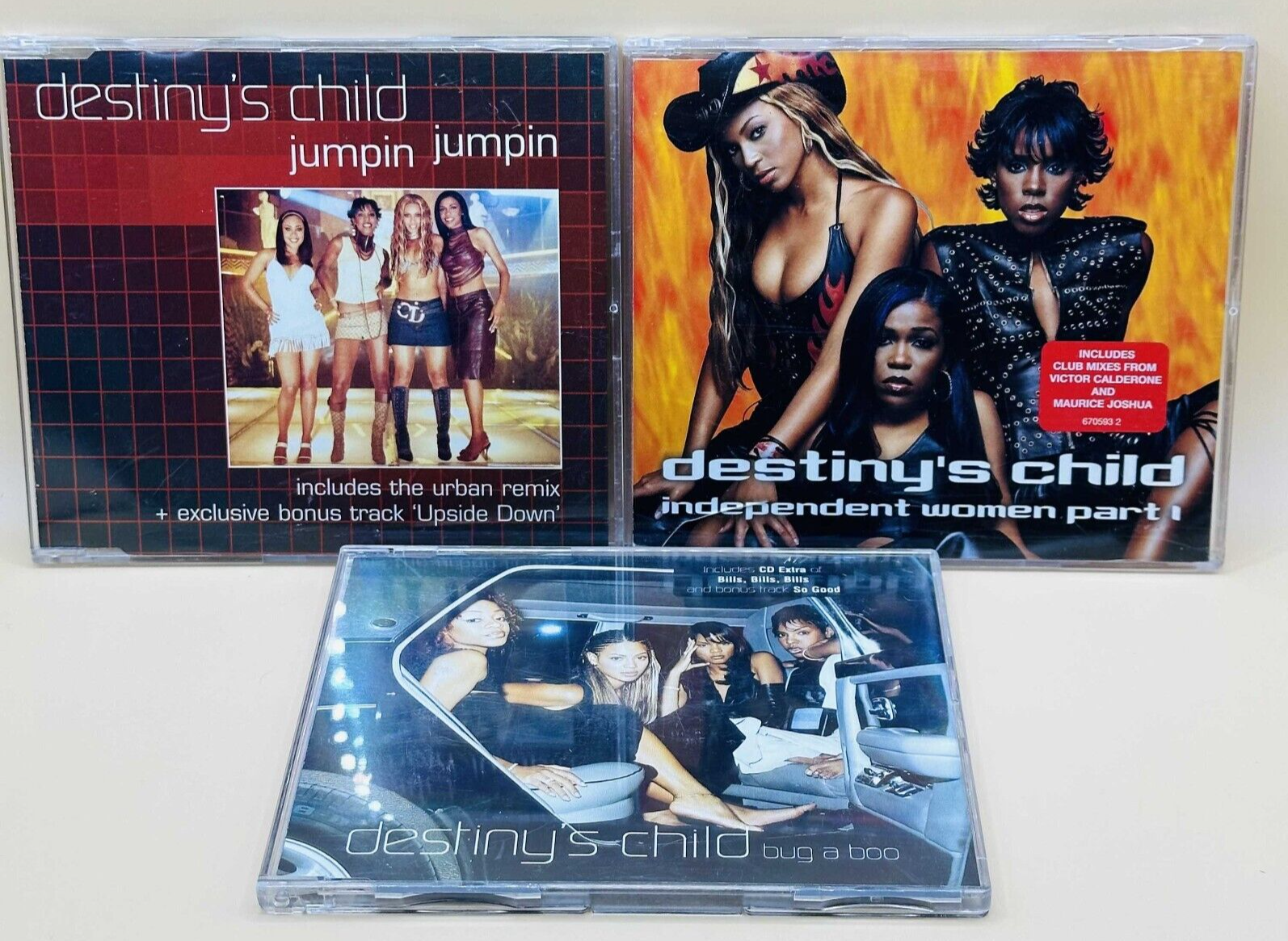 Destiny's Child - Independent Women Part I, Jumpin Jumpin, Bug A Boo CD Singles