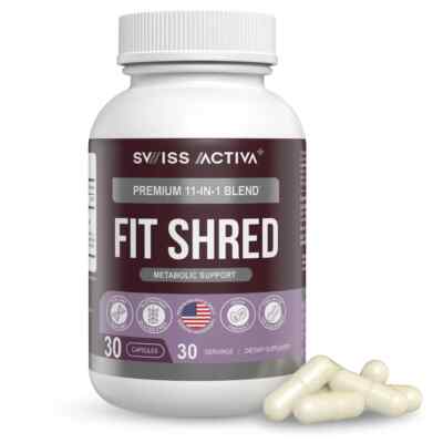 Fit Shred Appetite Control & Weight Management Thermogenesis Support Supplement