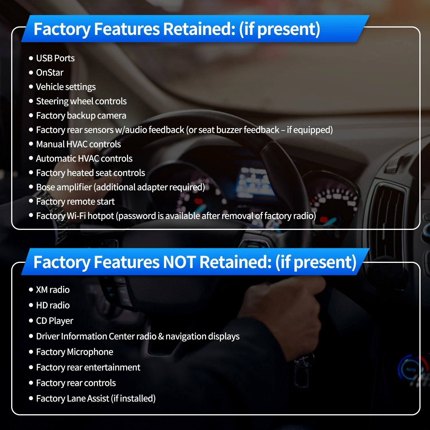 Android Navi For 2014-2018 Chevrolet Silverado GMC Sierra Car Radio Stereo 4+64G - Picture 6 of 15
