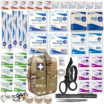 63 Pieces First Aid Kit Dynarex Medical Supplies All-Purpose and Emergency Bag