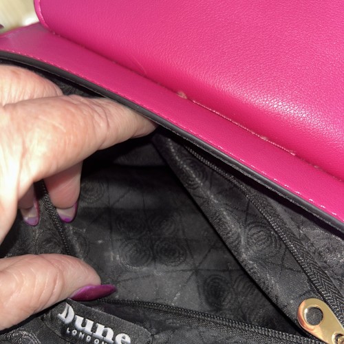 DUNE LONDON Dual Pink Crossbody Handbag - Picture 14 of 17