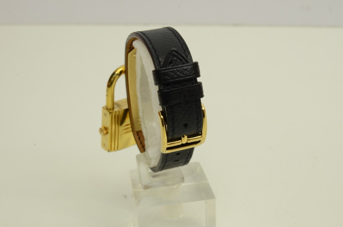 Authentic Hermes Gold Padlock Kelly Watch 20mm x 36mm GP Authentic Hermes Gold Padlock Kelly Watch 20mm x 36mm GP