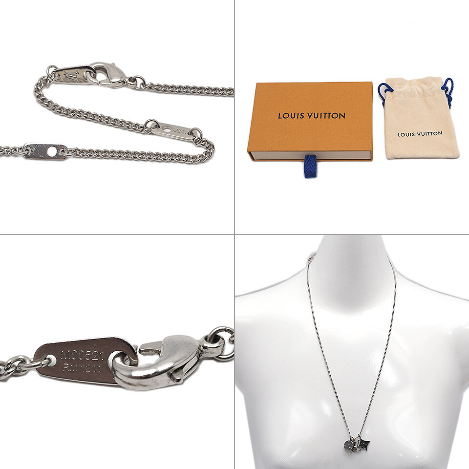 Louis Vuitton Pendant LV Instinct M00521 Metal Silver x Gold Louis Vuitton Pendant LV Instinct M00521 Metal Silver x Gold