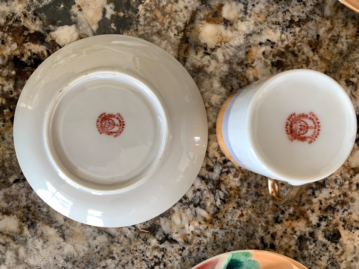 VTG Chikaramachi Tea Set Japan Lusterware Teapot Cream Sugar