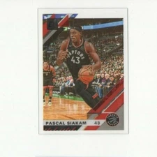 2019/20 Panini Clearly Donruss Pascal Siakam Card #40 Toronto Raptors