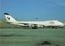 Postcard Airline IRAN AIR Boeing B-747-200F EP-ICC Limited CC7.