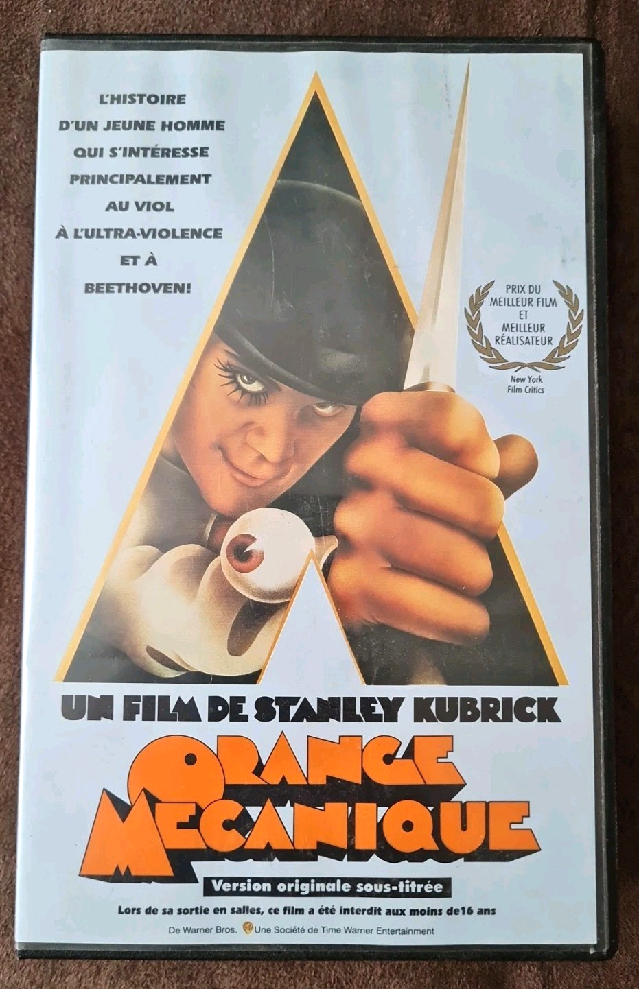 Clockwork Orange - Orange Mecanique: 1995 VHS SECAM English. French subtitles.