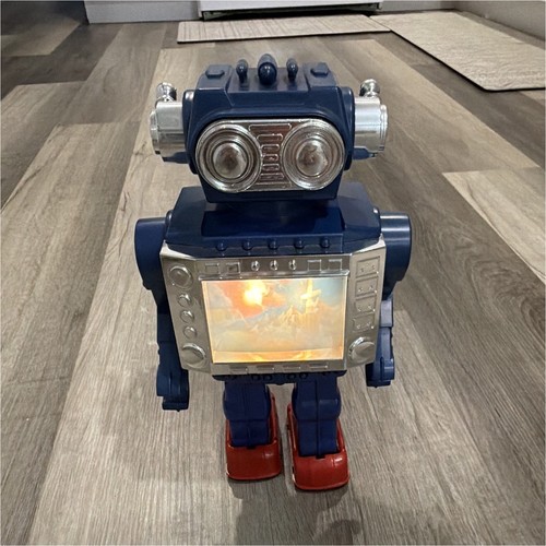 SH Vintage Television Robot Tin Toy Japan with Box, Robot Theme, 8-11 Years