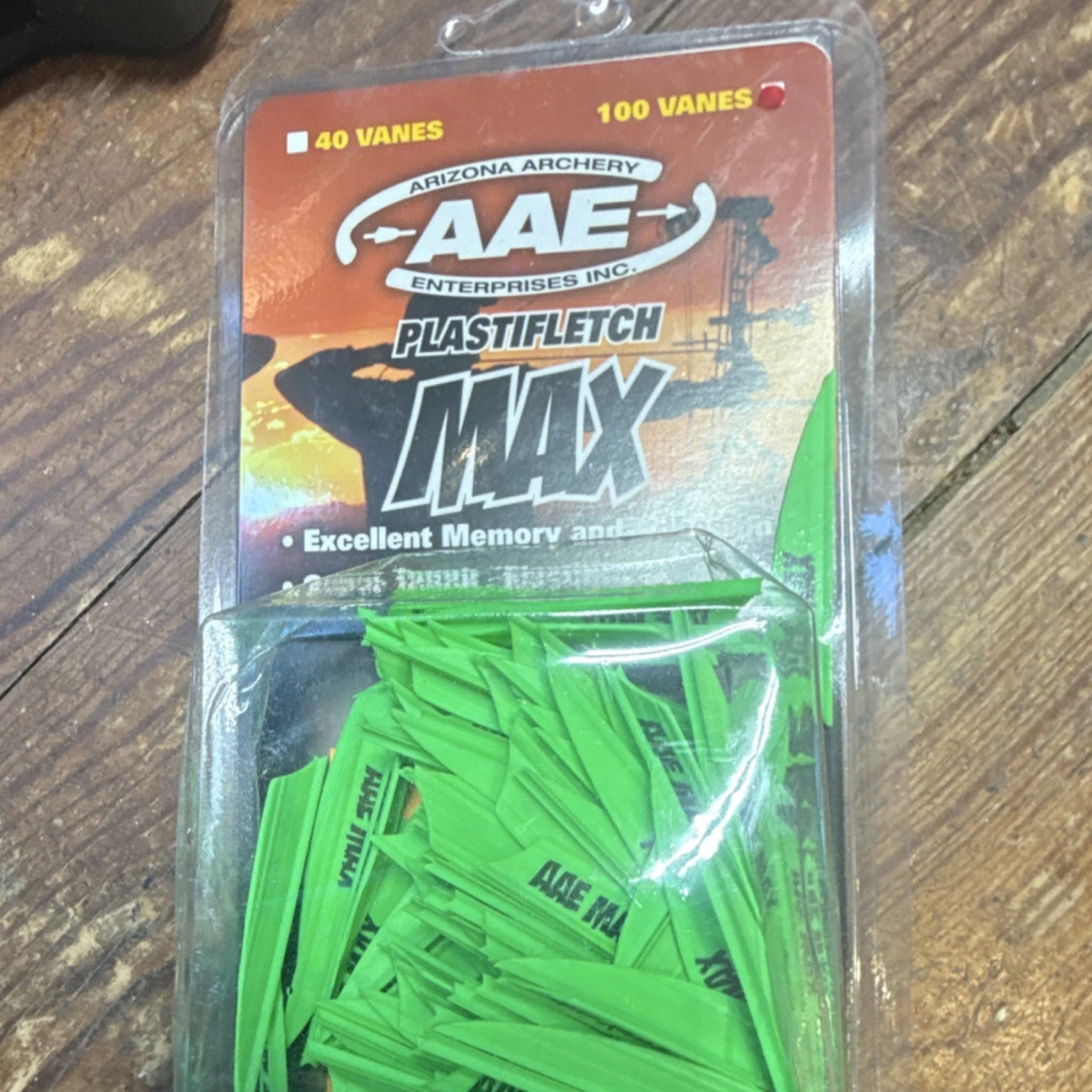 Lot De 2 Ailettes AAE Max Stealth – Vertes, 2.7 Pouces (neuves)