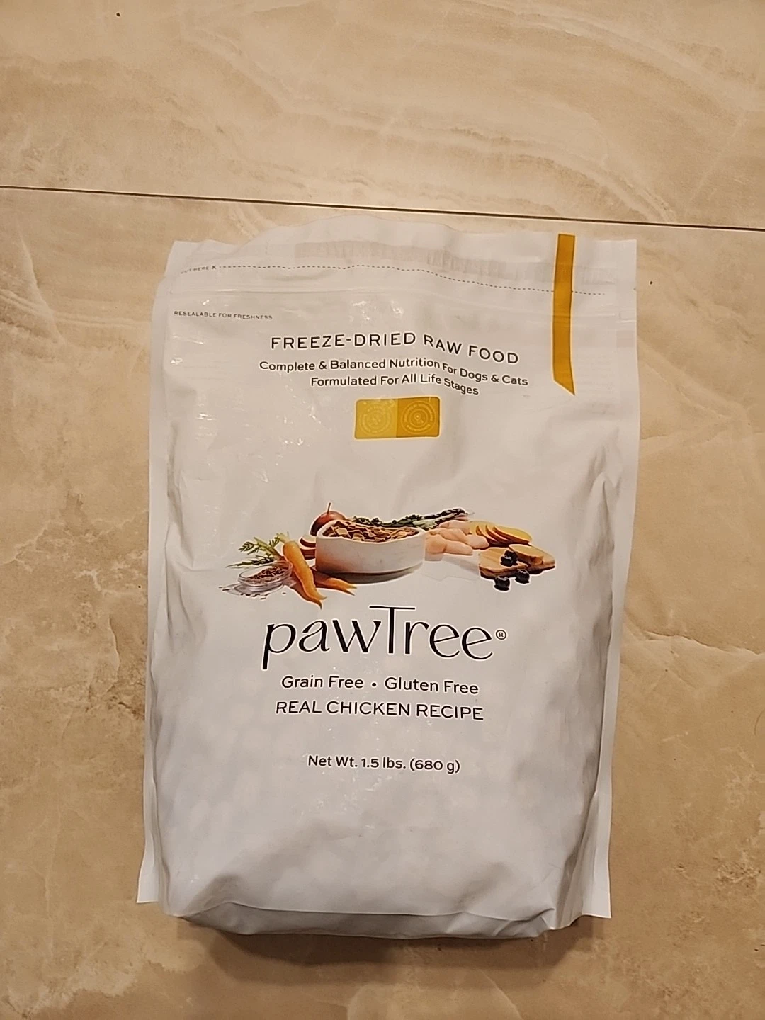 PAWTREE Freeze-Dried Raw Food for Dogs Cats. Nutrient-Rich All-Natural Complete