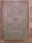 Antique 1917 The New Encyclopedic Atlas & Gazetteer of The World Map Book