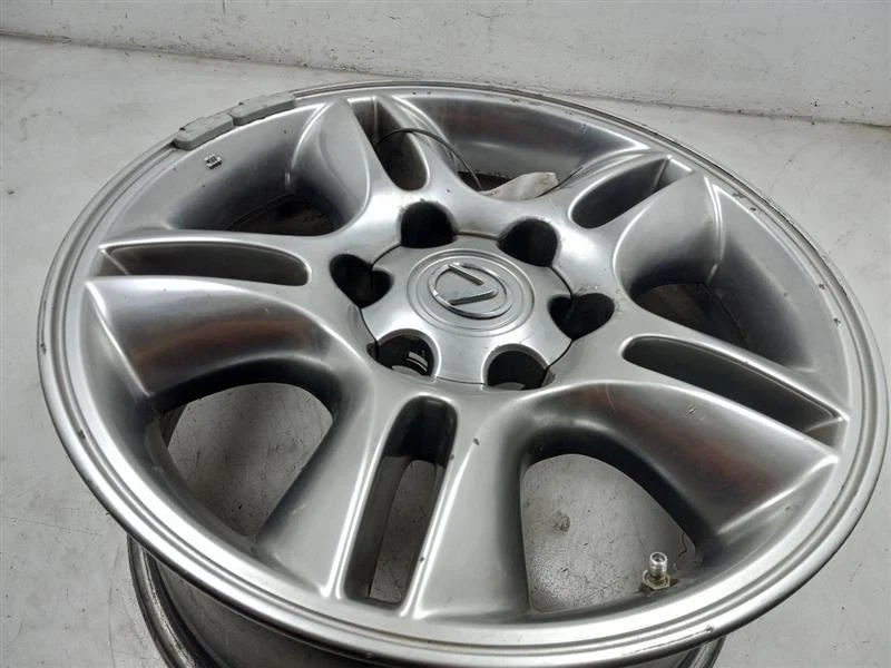 Wheel 17x7-1/2 Alloy 5 Spoke Dark Silver Fits 05-09 LEXUS GX470 - Image 2 of 4