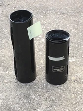 Set 3 Vintage Groove Percussion Solid Black 12/13/16 Drum Wraps Percussion Parts