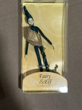 Tassie Fairy, 4” Handmade Fairy From Thailand. #CE007 Green Leaf