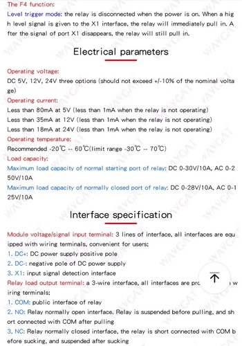 TRM01 5V/12V/24V Multifunktions-Zeitverzögerungsrelaismodul - Bild 13 von 22