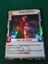 STAR WARS UNLIMITED SECRETS OF POWER FOIL SPECIAL #711 ANAKIN SKYWALKER