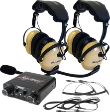 NAVATLAS NIO132PK Intercom/Headset Kit - 2-Seat - Beige
