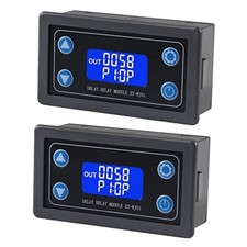 2pcs Delay Relay Module DC 6-30V Timer Relay 12V 24V 0.01s-9999min 50mA XY