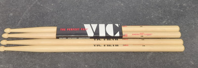 2-Pair BRICK VIC FIRTH  Nova 2B Wood Tip DRUM STICKS N2B Hickory Bulk
