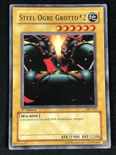YUGIOH STEEL OGRE GROTTO #2 PSV-001 1ST NA PRINT (NM)