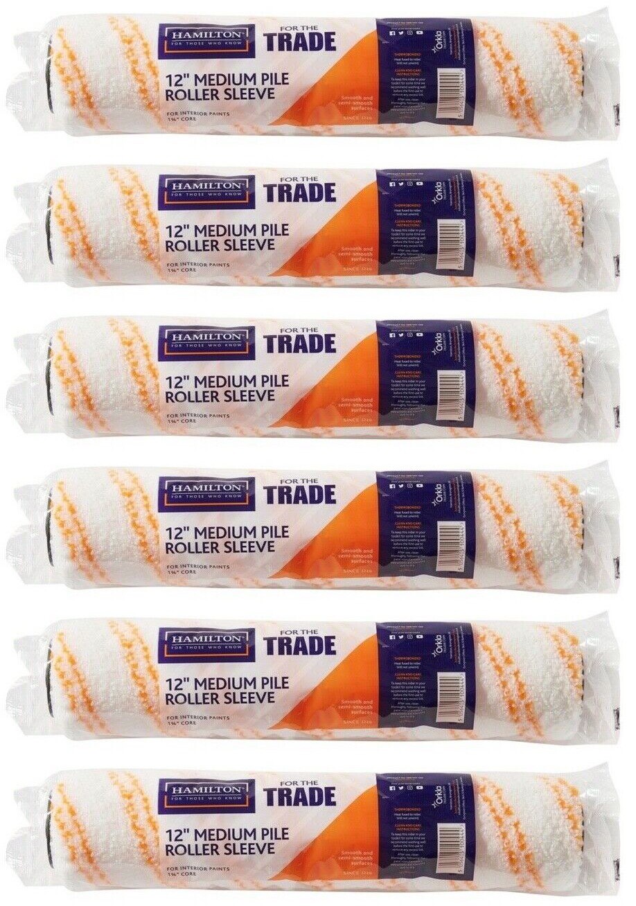 Hamilton For The Trade Decorating Walls 12"" Medium Pile Paint Roller Sleeve - Image 13
