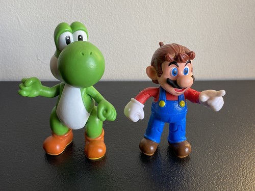 World Of Nintendo Super Mario “Cappy” / Yoshi Action Figure Set - 4 inches Jakks - Picture 2 of 7