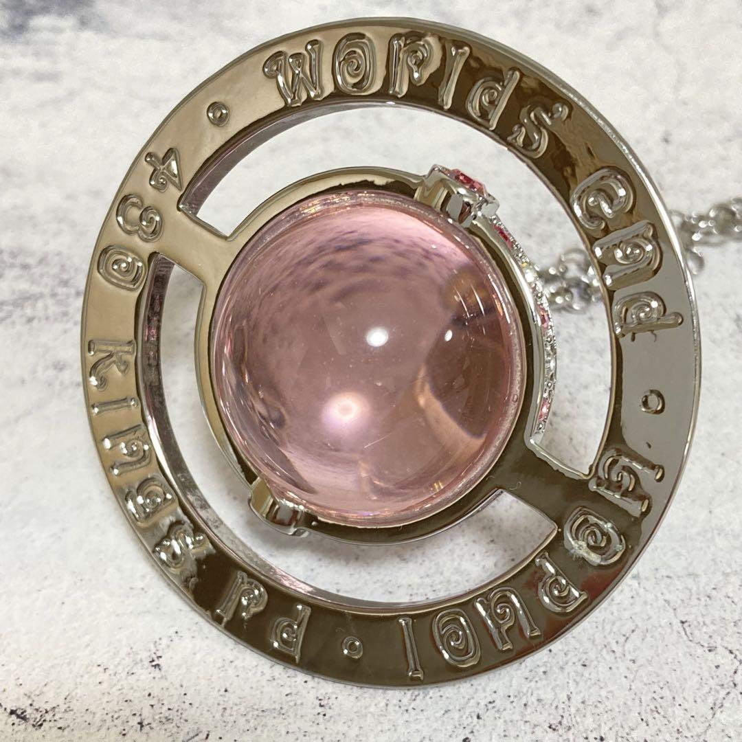 Vivienne Westwood Necklace Medium Orb Pink Silver Top 6.5 x Vivienne Westwood Necklace Medium Orb Pink Silver Top 6.5 x