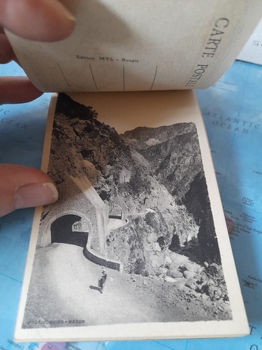 Álbum de postales desmontables de recuerdo de Chabet El Akra Gorges, Argelia, principios de 1900 - Imagen 12 de 21