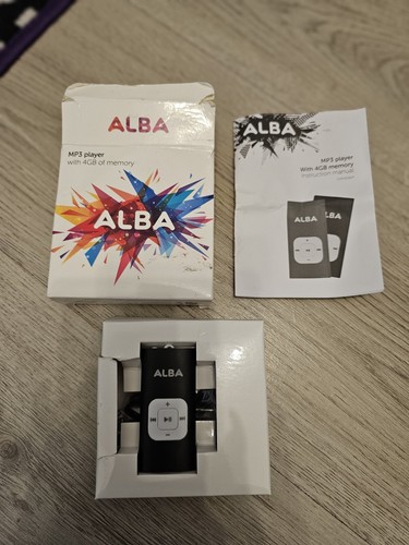 ALBA MP3 player with 4 GB memory CMP32B/P 8 hours battery / 1000 MP3 songs New