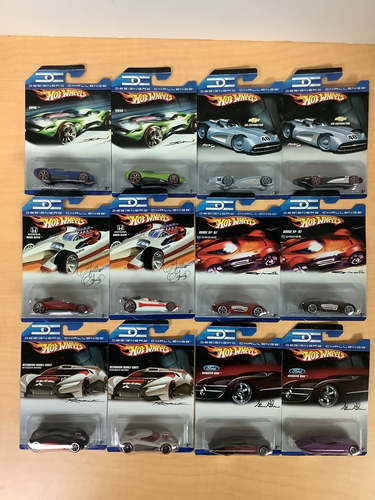 Lot of 12 NEW Hot Wheels Designers Challenge Diecast Cars Free Ship