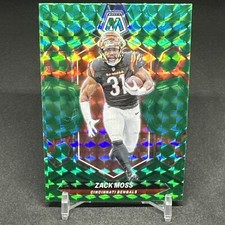 2024 Panini Mosaic Mosaic Green #44 Zack Moss🏈🔥🔥